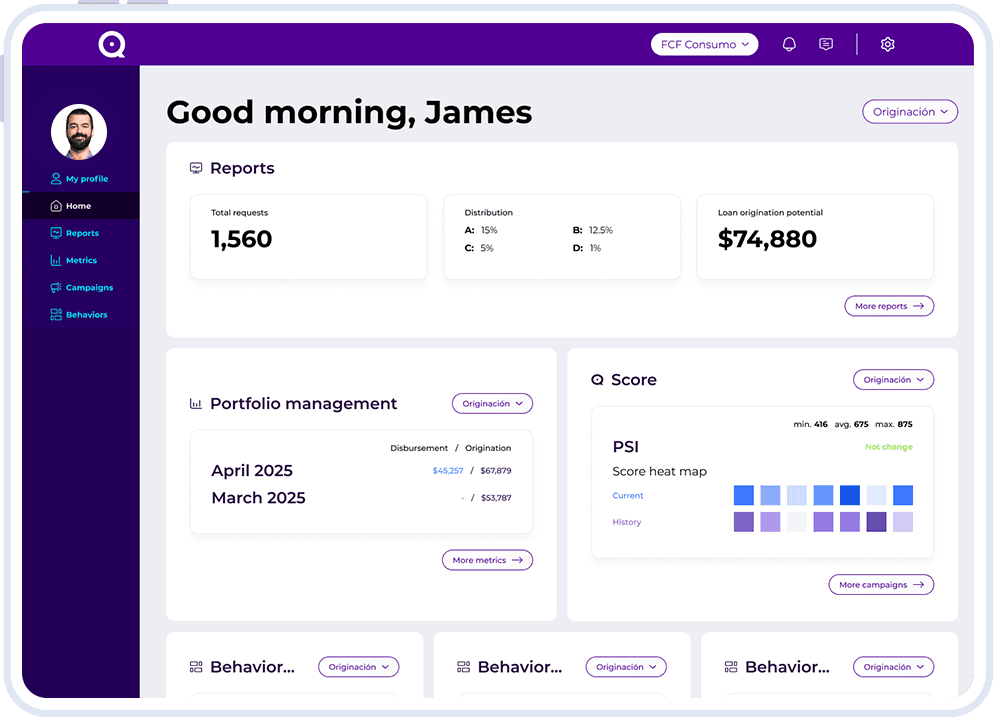 Quash platform dashboard mockup