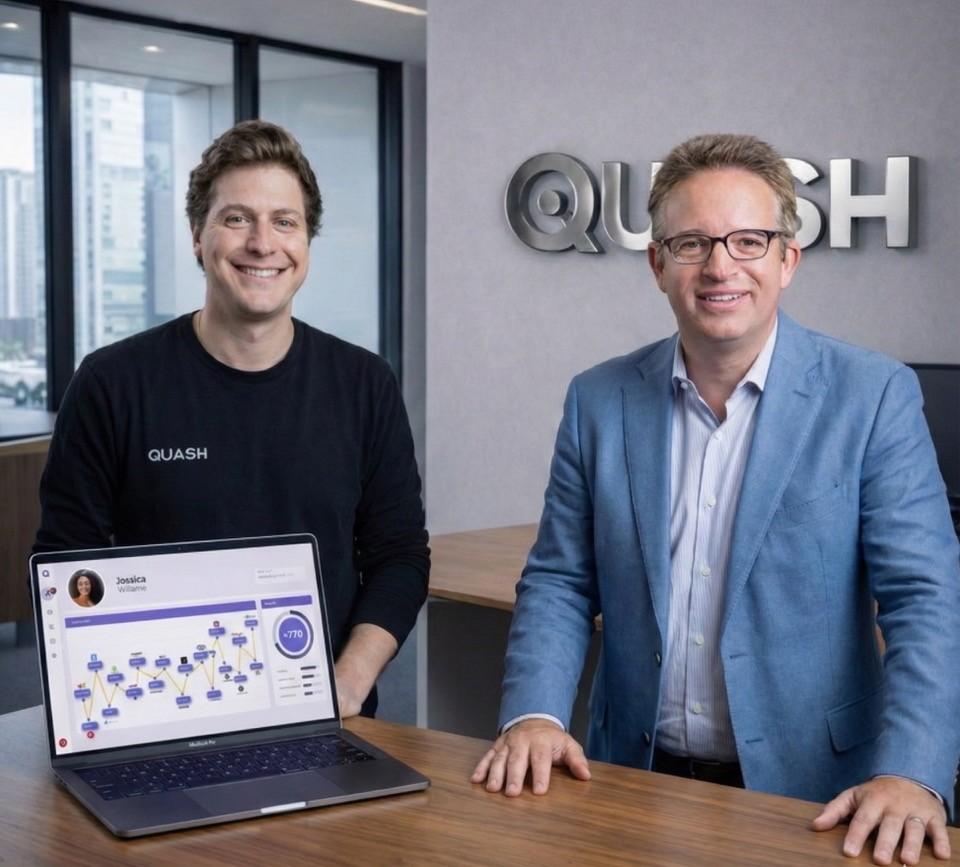 Yoel Gavlovski, QUASH founder, featured in a Refresh Miami article about the $7M funding round